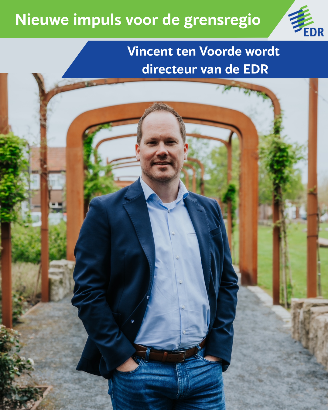 Portrait van Vincent ten Voorde met beschreijving