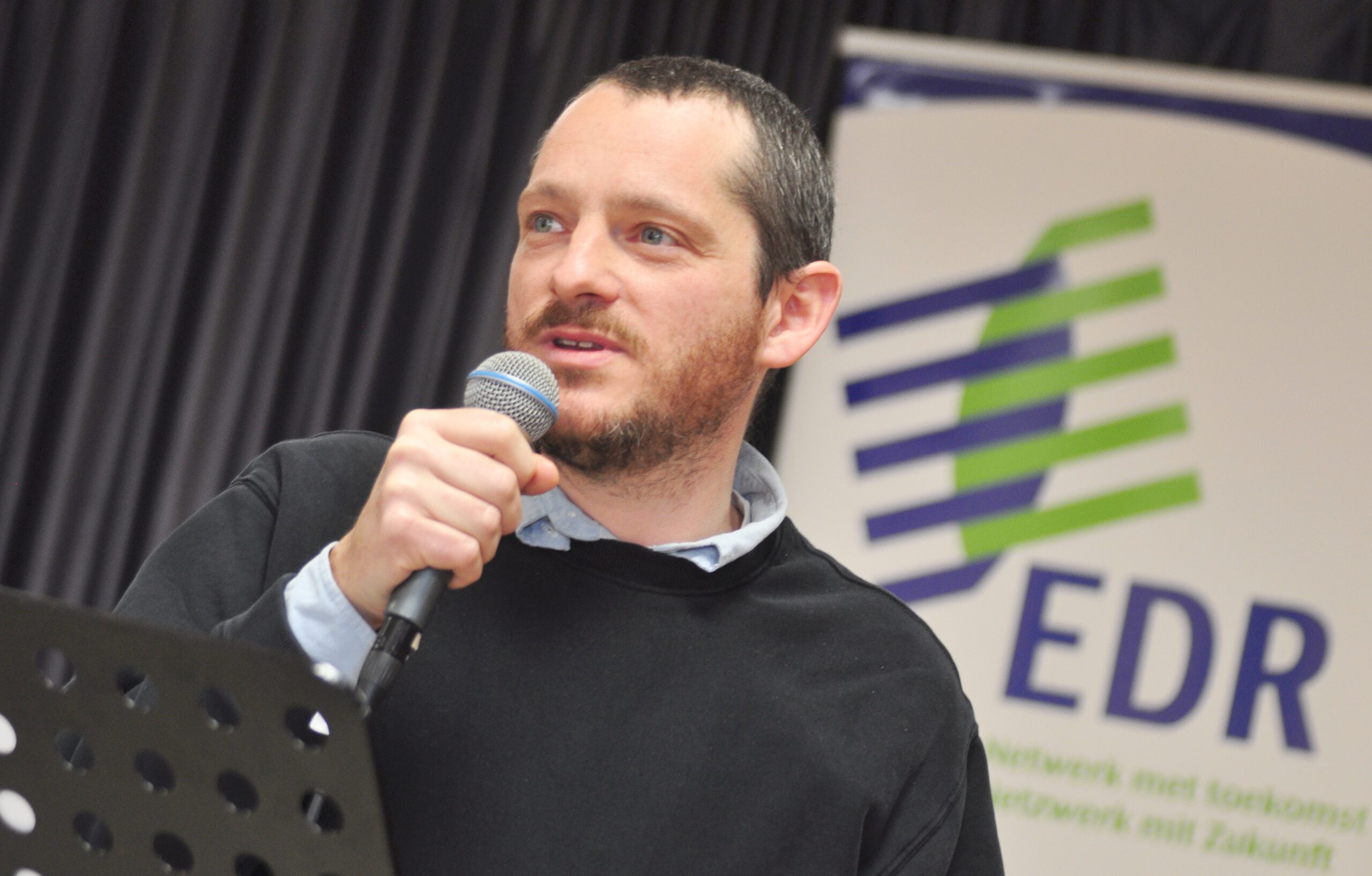 Autor Kurt Taller aka. Retrogott beim Studientag der Ems Dollart Region