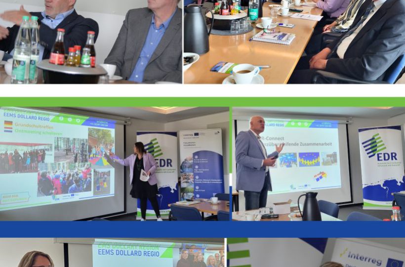 Bildercollage. Menschen, die präsentieren und diskutieren