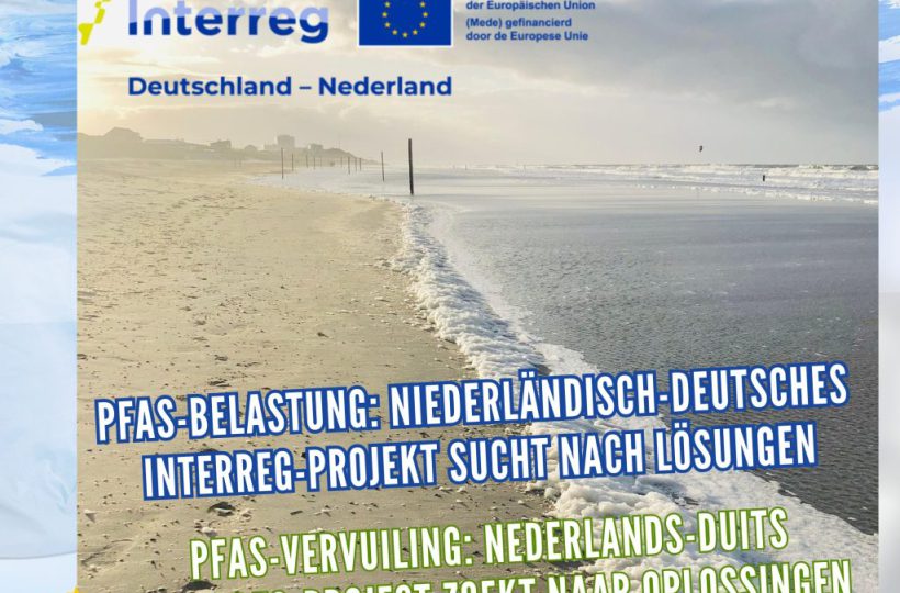 Strand. Interreg-Logo. Titel des dazugehörigen Artikels.