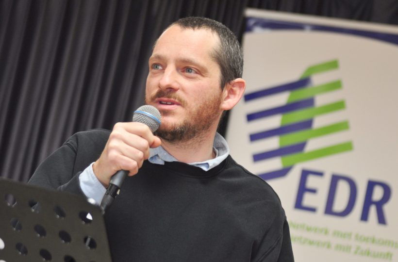 Autor Kurt Taller aka. Retrogott beim Studientag der Ems Dollart Region