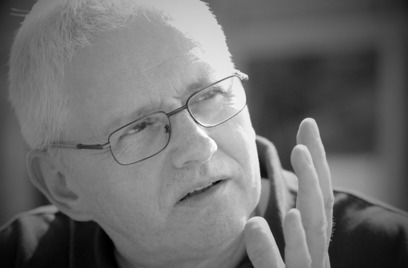 Portrait Hinrich Kuper in schwarz weiß